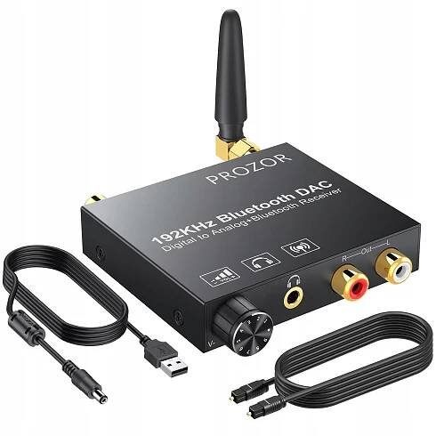 Adaptér Digitálně analogový převodník DAC s Bluetooth zesilovačem sluchátek