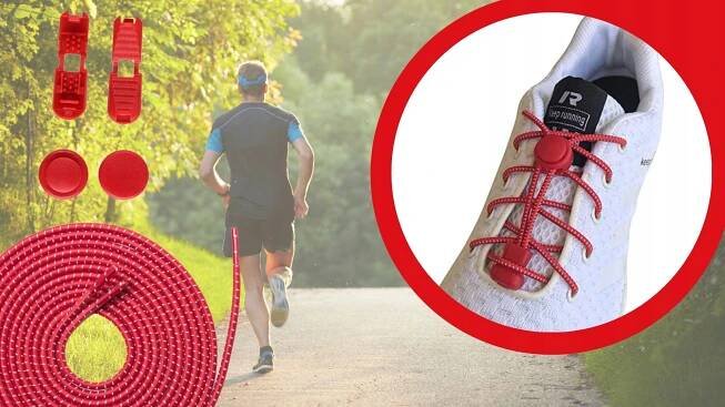 Elastické tkaničky do bot bez zapínání, samozapínací pro děti, běh SET za 78.00CZK - Allegro