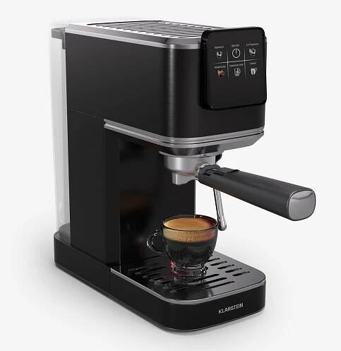 SteelPresso Slim Touch kávovar, portafiltr, dotykový displej Slim Touch | Černá