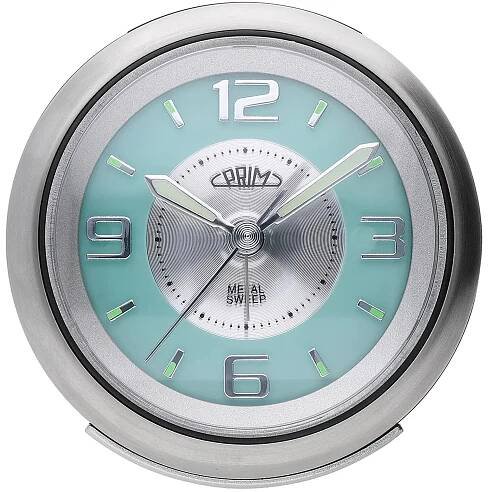 Ručičkový budík s tichým chodem PRIM Retro Alarm - Light blue - C01P.3815.7031