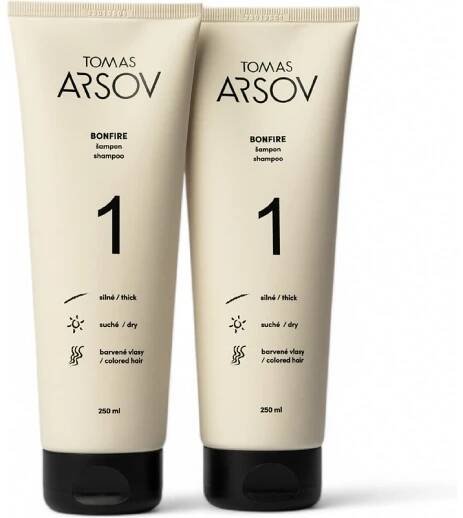 Tomas Arsov BONFIRE šampon double pack 500 ml