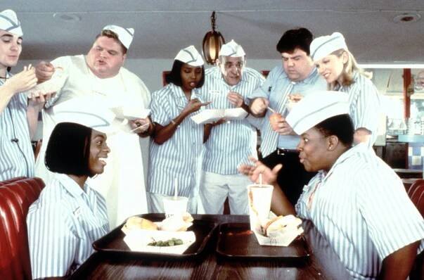 Ron Lester, Shar Jackson, Abe Vigoda, Dan Schneider, Kel Mitchell, Kenan Thompson - Good Burger - Z filmu