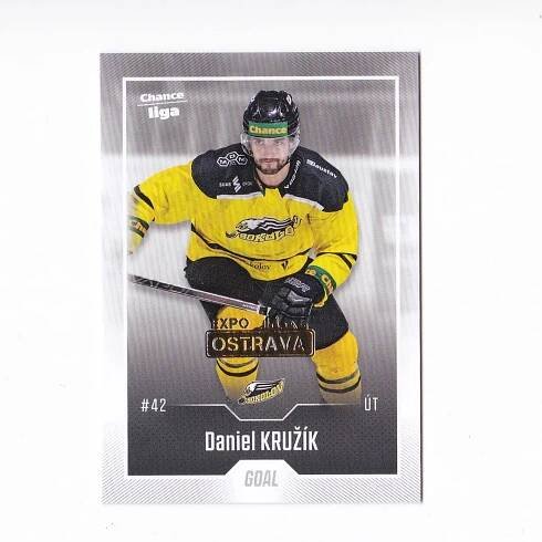 DANIEL KRUŽÍK | Goal Cards EXPO Ostrava Gold 1 of 2 | Sokolov - Hokejové karty