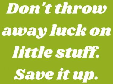 Irish Sayings About Luck