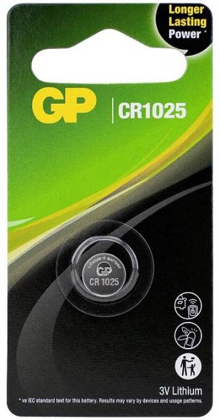 GP knoflíkový článek CR 1025 3 V 1 ks lithiová GPCR1025E-2U1 : Půhy.cz