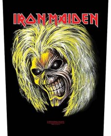 Iron Maiden nášivka na záda 30x27x36 cm, Killers Eddie, unisex