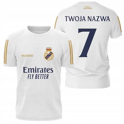 Tričko Real Madrid s VLASTNÍM POTISKEM