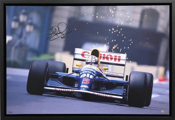 Nigel Mansell 1992 Monaco Canvas