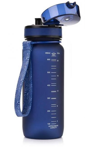Meteor Tritanová sportovní láhev, tmavě modrá650ml