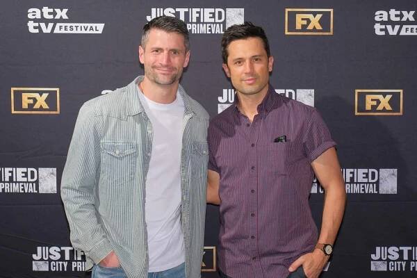 James Lafferty and Stephen Colletti attend the opening night of the 2023 ATX TV Festival at Stateside at the Paramount on June 01, 2023 in Austin, Texas