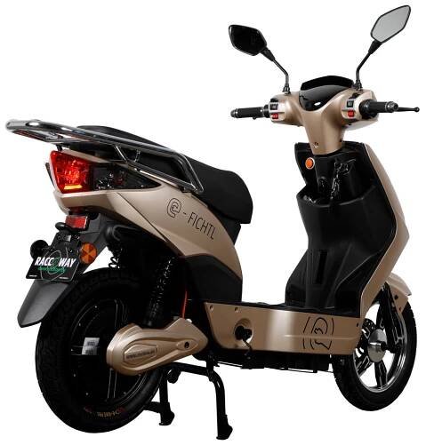 Elektroskútr RACCEWAY® E-FICHTL®, sv.zlatý-matný s baterií 20Ah