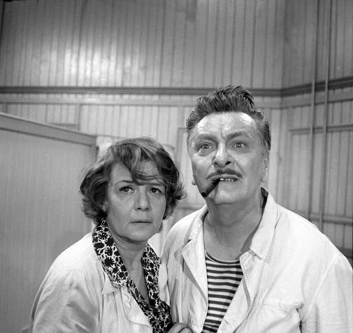 Hříšní lidé města pražského - Turecké náušnice - Z filmu - Jiřina Steimarová, Robert Vrchota