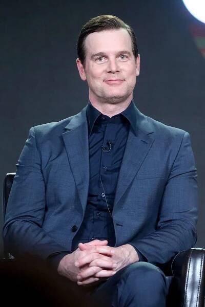 PASADENA, CA - JANUARY 10: Actor Peter Krause of the television show 'The Catch' speaks onstage during the Disney-ABC portion of the 2017 Winter Television Critics Association Press Tour at Langham Hotel on January 10, 2017 in Pasadena, California.