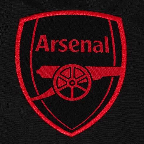 FC Arsenal pánská bunda s kapucí Shower black - FAN-store.cz