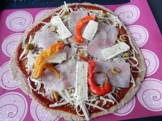 Celozrnná pizza
