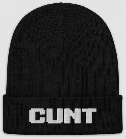 CUNT Ribbed Beanie