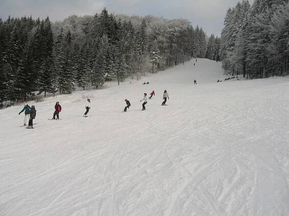 Sjezdovka u chaty Mečová - Horní Bečva - foto 17