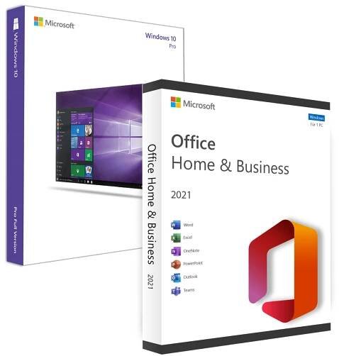 Windows 10 Pro + Office 2021 Home & Business