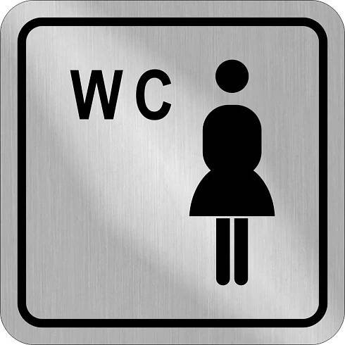 Piktogramy : Cedulka plastová - WC dámy2