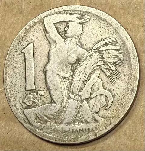Československo, 1 koruna, 1922(#3)