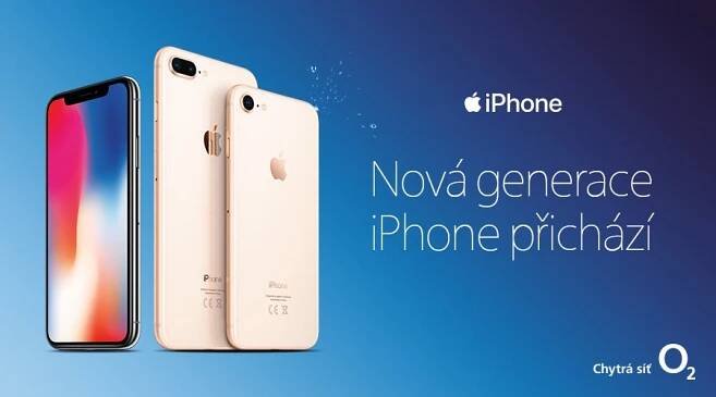 O2 zahajuje předobjednávky iPhone 8 & 8 Plus a Apple Watch 3