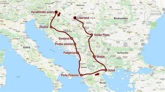MAPA: Jawou napříč Balkánem