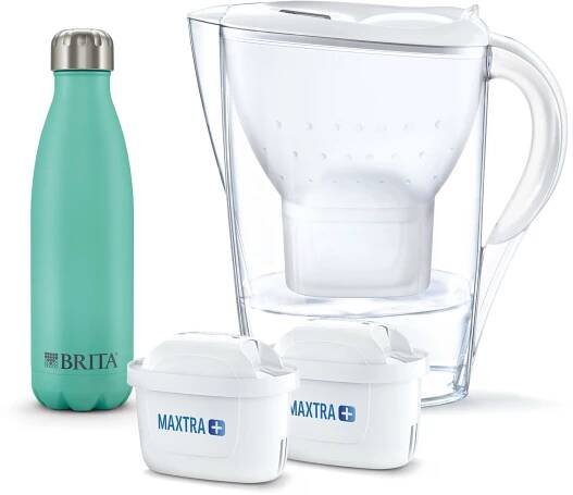 Brita Marella bílá vč. 2MXplus + termo lahev