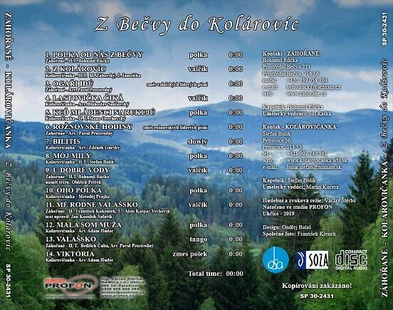 Info k 4 CD :: Záhořané z Valašska