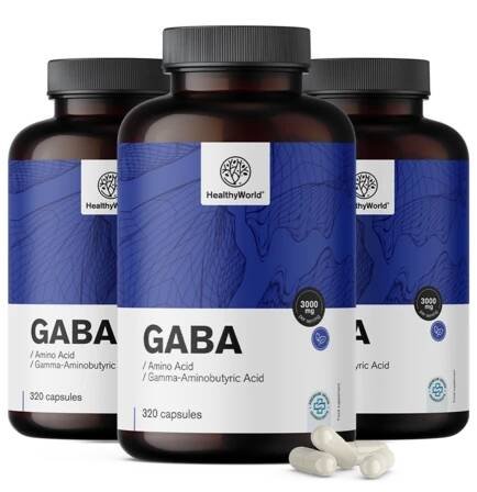 3x GABA 3000 mg, dohromady 960 kapslí