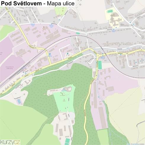 Pod Světlovem - mapy | Kurzy.cz