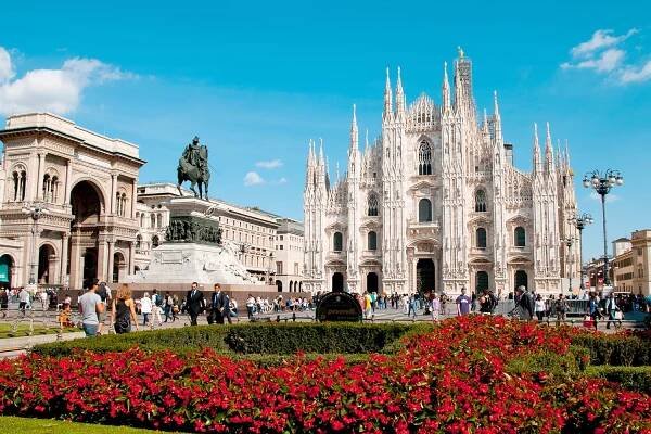 Duomo in Milan, Italy