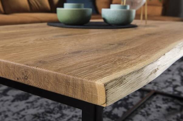 Designový dubový konferenční stolek MALIBU dub sukatý 120x65 : nejlepsi-nabytek.cz