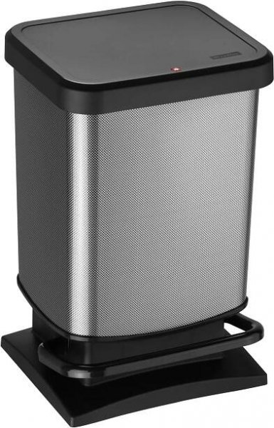 Odpadkový koš plastový Rotho 20 l šedý