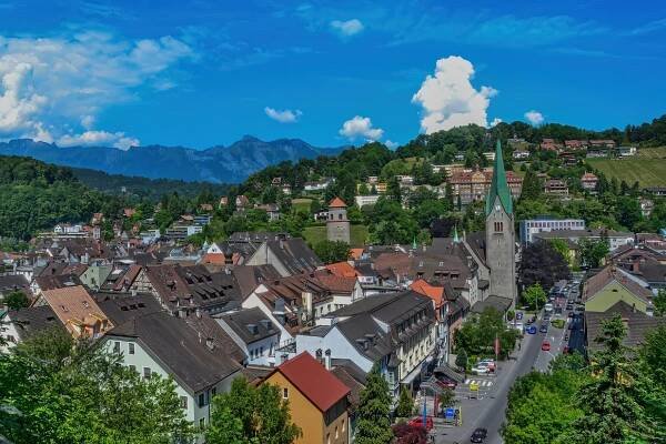 Feldkirch von oben – NATUR UND LANDSCHAFT