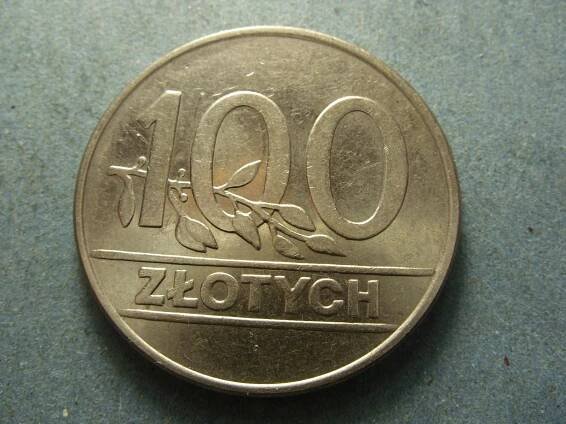 POLSKO - 100 ZLOTÝCH z roku 1990 (28 mm)