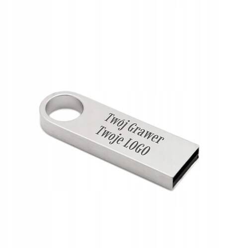 Pendrive MemoRabbit Pendrive mini DS-0811 CLASSIC SLIM + GRAWER 128 GB USB 2.0 strieborný