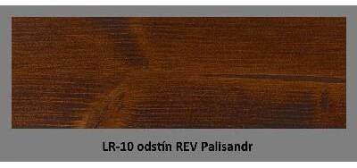 Barvy PLUS PLUS UV penetrační lazura LR-10 (obal 3L) - ochranná olejová lazura na dřevo s UV ochranou v odstínu REV Palisandr
