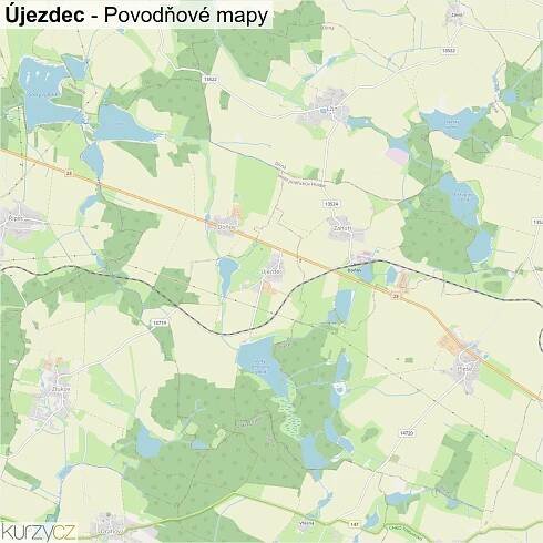 Újezdec - mapy | Kurzy.cz