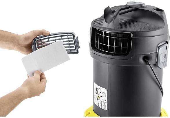 Kärcher Home & Garden AD 4 Premium 1.629-731.0 vysavač popela 600 W 17 l poloautomatické čištění filtru