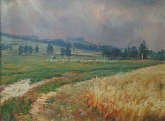 František Kaván / Letní den - detail aukce « Aukce « Aukční Galerie Platýz