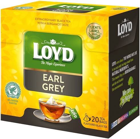 Čaj Earl Grey Loyd - pyramidový levně | Kupi.cz