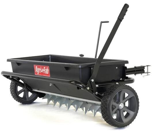 Kombinovaný vertikutátor a rozmetadlo hnojiv Agri-Fab 42" za zahradní traktor, čtyřkolku
