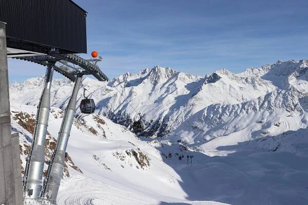 Weißseejochbahn Kaunertal new gondola