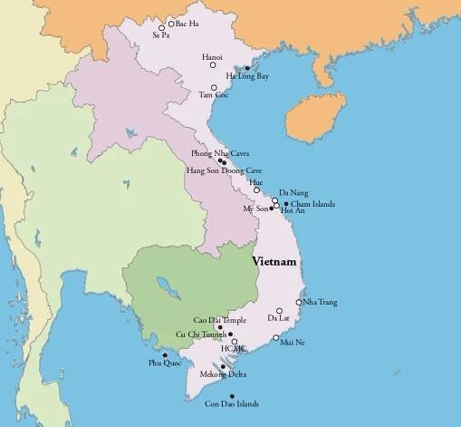 Vietnam Map