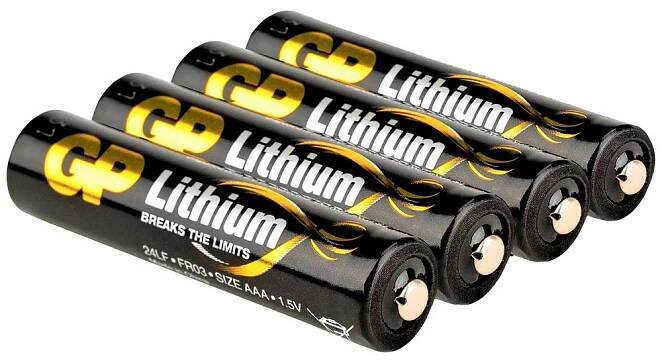GP GP24LF359C4 mikrotužková baterie AAA lithiová 1.5 V 4 ks
