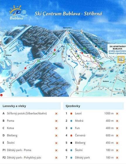 SKI centrum Bublava - Stříbrná - Mikroregion Kraslicko