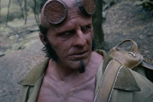 Jack Kesy and Hellboy in Hellboy: The Crooked Man