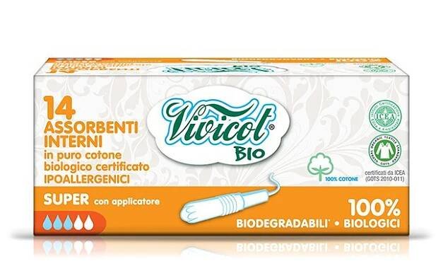 Vivicot Super hygienické tampony s aplikátorem 14 kusů