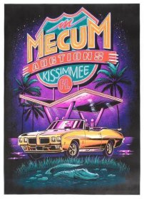 Mecum Auctions Kissimmee 2023 Stick Back Poster - Front View