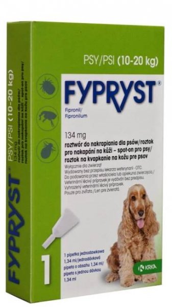 FYPRYST Spot-on pro psy 10-20 kg 1.34 ml 1 pipeta